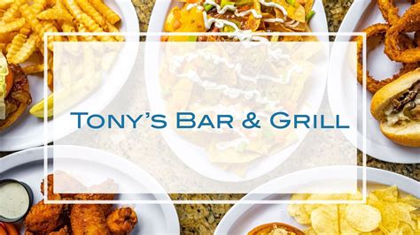 Tony's bar and grill - TONY'S BAR & GRILL. 247 LAFAYETTE ST. LONDON, OH 43140. (740) 490-7121. 10:30 AM - 9:00 PM. 98% of 750 customers recommended. Curbside Pickup Available. Start …